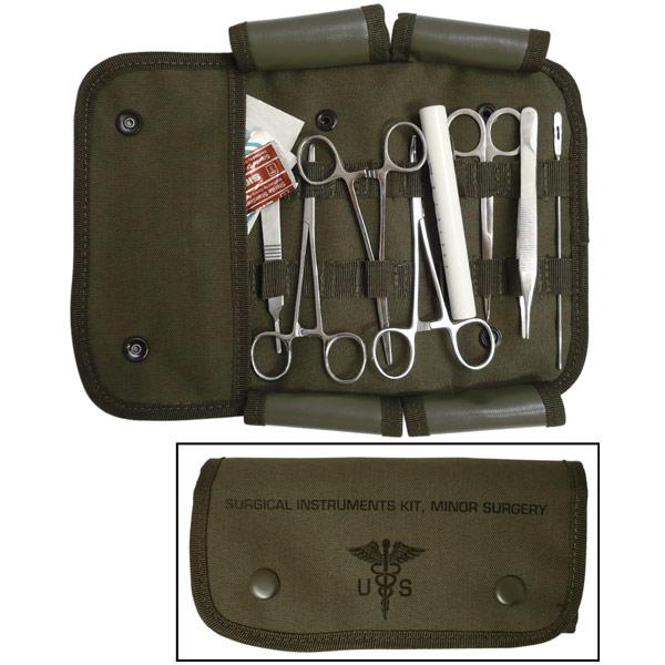 Хірургічний набір тактичний Mil-Tec Укомплектований US SURGICAL SET 12-TLG. (16025000)