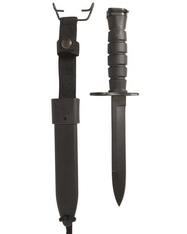 Штик-ніж тактичний Mil-Tec Для гвинтівки Чорний US BAJONETT M7 M.SCH.M10 F.M16 (REPRO) (15477000)