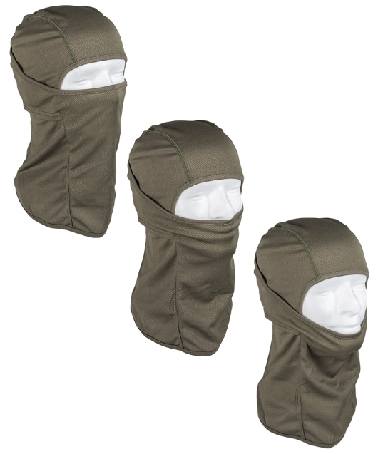 Балаклава Олива Mil-Tec KOPFHAUBE BALACLAVA TACT. OFFEN OLIV (12110101) — фото 2