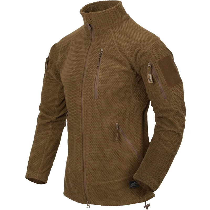 Куртка тактична Helikon-Tex флісова Alpha Tactical Jacket Grid Fleece XL Coyote (BL-ALT-FG-11-B06-XL)