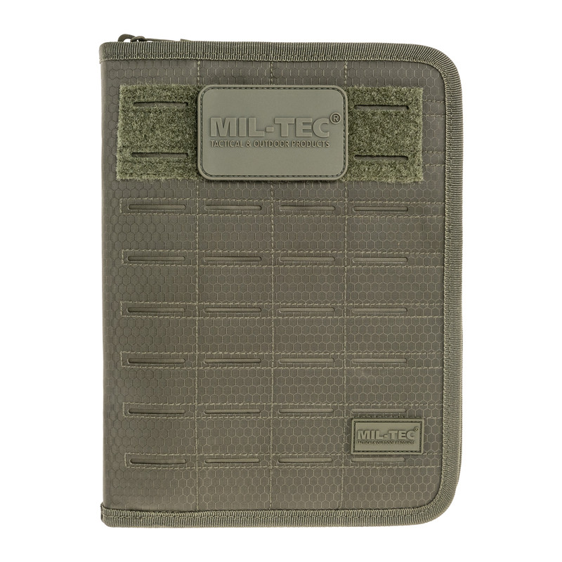 Блокнот тактичний Mil-Tec у захисному чохлі 26x19x3см Tactical Small Notebook Olive (15986101)