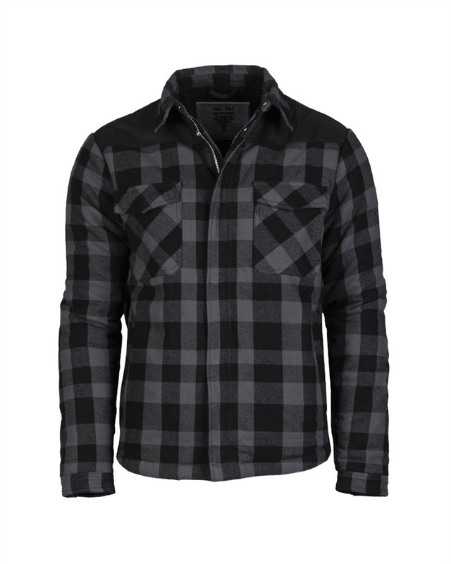 Куртка Mil-Tec демісезонна Lumberjacket XL Gray Black (10370508-905-XL)