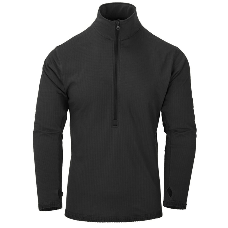Кофта термофлісова Helikon-Tex пуловер LVL 2 Long Sleeve Termoactive S Black (BL-UN2-PO-01-B03-S)