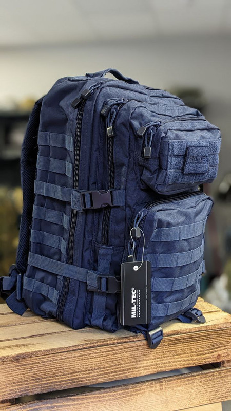 Рюкзак тактичний Mil-Tec 36Л Темно-синій US ASSAULT PACK LG DK.BLAU (14002203-36)