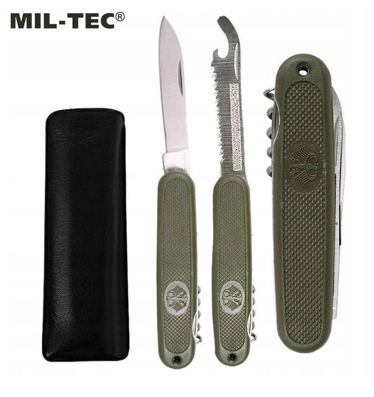 Кишеньковий ніж Олива Mil-Tec BW Taschenmesser A.A. OLIV (15337000)