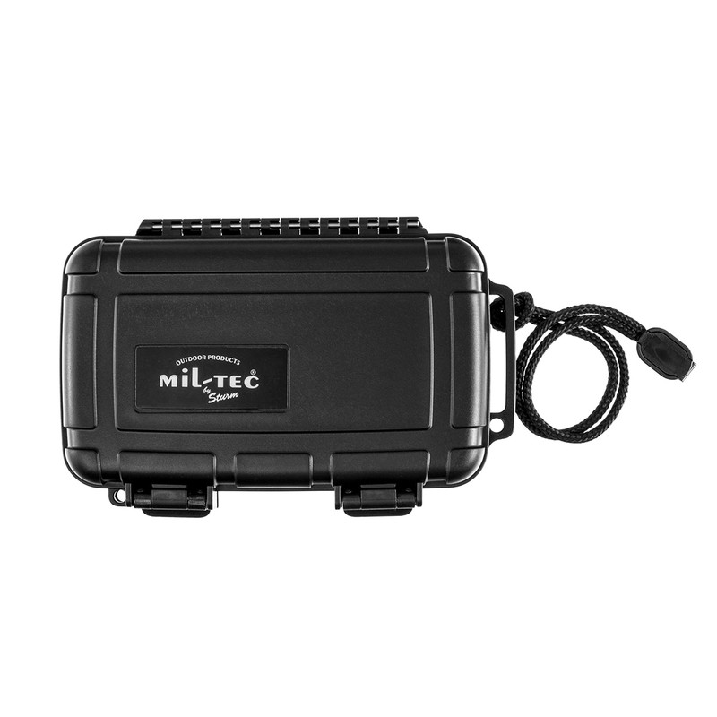 Герметичний контейнер Mil-Tec водонепроникний Waterproof Case 18x11x4 см Black (15960100)