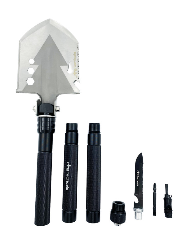 Лопата складна JB Tacticals тактична складана 17в1 Tactical Shovel Black (JB-ACS-0009-BLK)