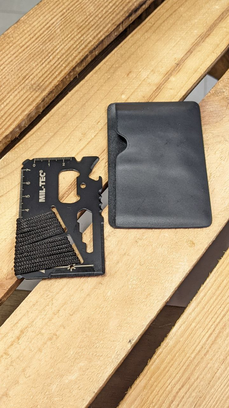 Мультитул з паракордом Чорний Mil-Tec SURVIVAL TOOL PARACORD SCHWARZ M.HÜLLE (15408102) — фото 4