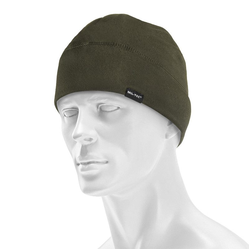 Шапка тактична Mil-Tec флісова демісезон Army Beanie Soft One size Olive (12144101)