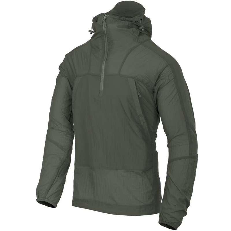 Куртка тактична Helikon-Tex анорак Windshirt WindPack XL Alpha Green (KU-WDR-NL-36-B06-XL)