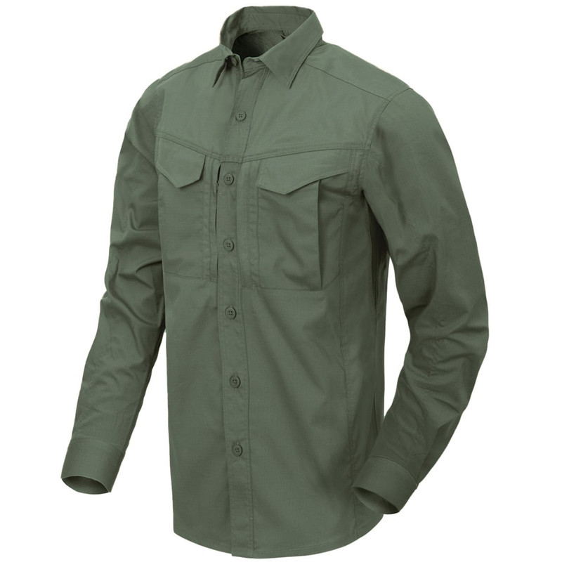 Сорочка тактична Helikon-Tex Mk2 Ripstop Long Sleeve 2XL Olive (KO-DF2-PR-02-B07-XXL)