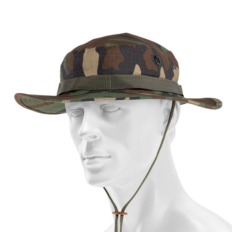 Панама тактична Mil-Tec Cotton Ripstop Hat XL Woodland (12325020-905-XL)