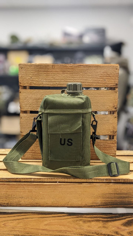 Фляга 2 л Олива Mil-Tec PATROL CANTEEN 2 LTR.M.HÜ U.GURT OLIV (14514001) — фото 2