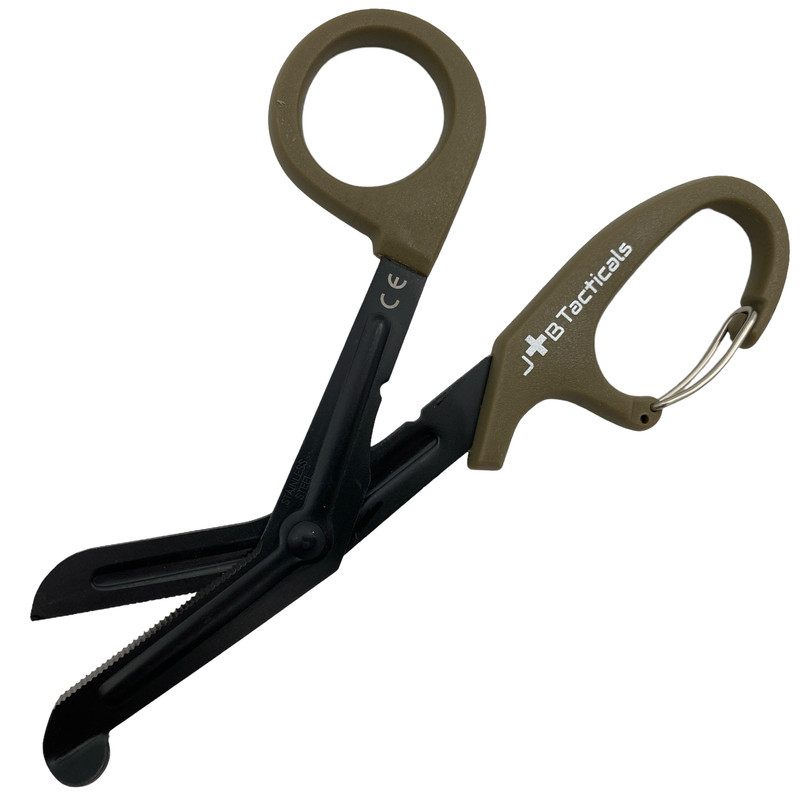 Ножиці тактичні JB Tacticals медичні Tactical Scissors 15см Khaki (JB-SCS-1502-KHA)