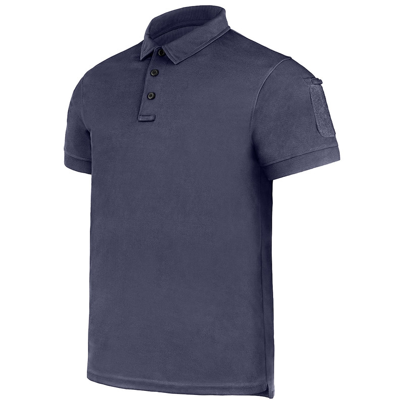 Футболка поло Mil-Tec армійська швидкосохнуча Tactical Quickdry Polo Shirt 2XL Dark Blue (10961003-906-XXL)
