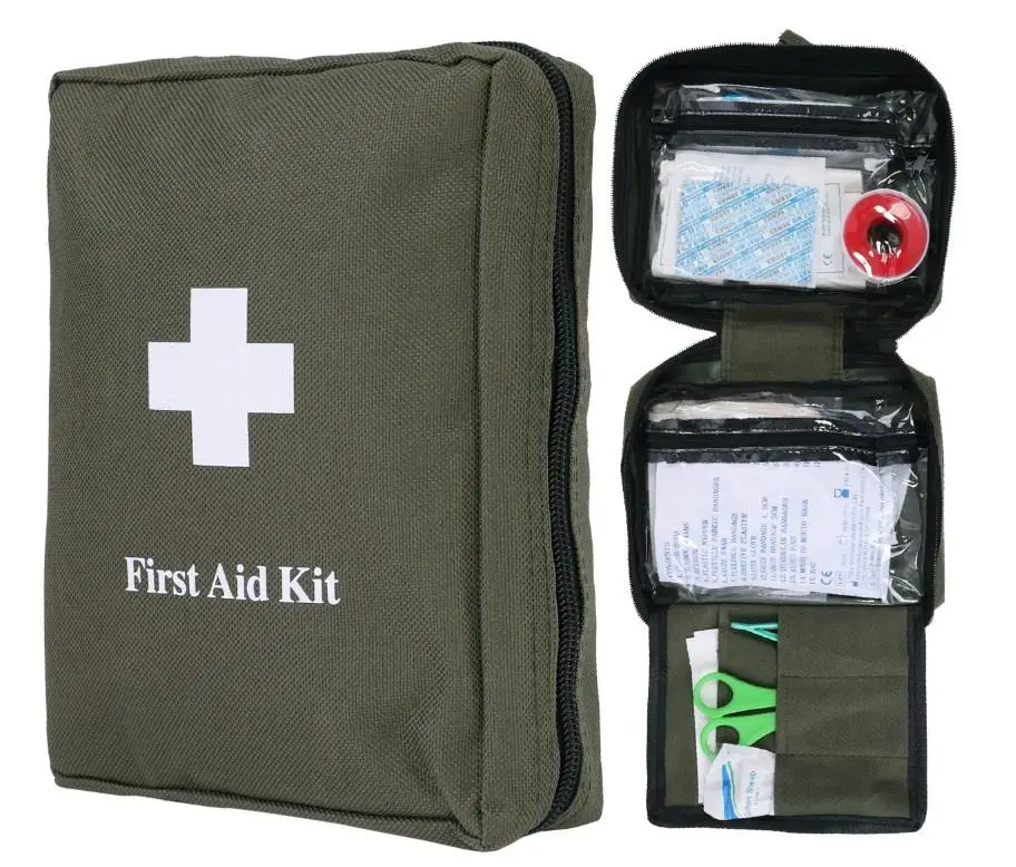 Аптечка велика Mil-Tec Укомплектована MOLLE First Aid Kit Large Olive (16027001)