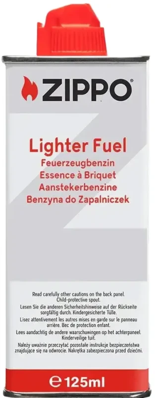 Бензин Zippo до запальничок та каталітичних грілок FEUERZEUGBENZIN ZIPPO 125 ML (15225000)