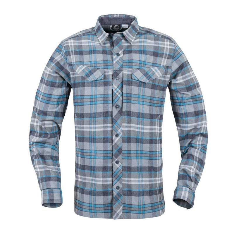 Сорочка Helikon-Tex У клітинку XXL Блакитна DEFENDER MK2 PILGRIM SHIRT (KO-DPG-SR-P6501-B07-2XL)