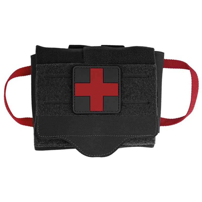 Підсумок-аптечка тактична Mil-Tec Зі швидким скидом IFAK Quick Draw Pack First Aid Kit Black (13491102)