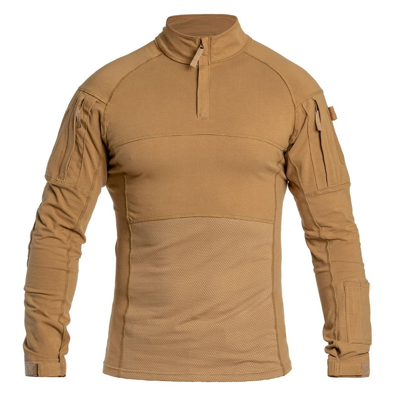 Сорочка тактична польова Mil-Tec Combat Shirt Assault Field S Dark Coyote (10924019-902-S)
