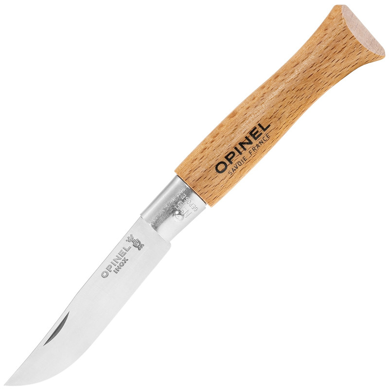 Ніж тактичний Opinel складаний Blister № 5 Inox Natural Folding Knife (001072)