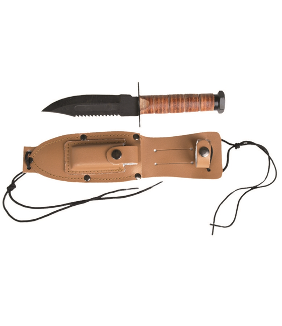 Ніж такичний Mil-Tec Бойовий Для виживання US PILOT SURVIVAL KNIFE (15367100)