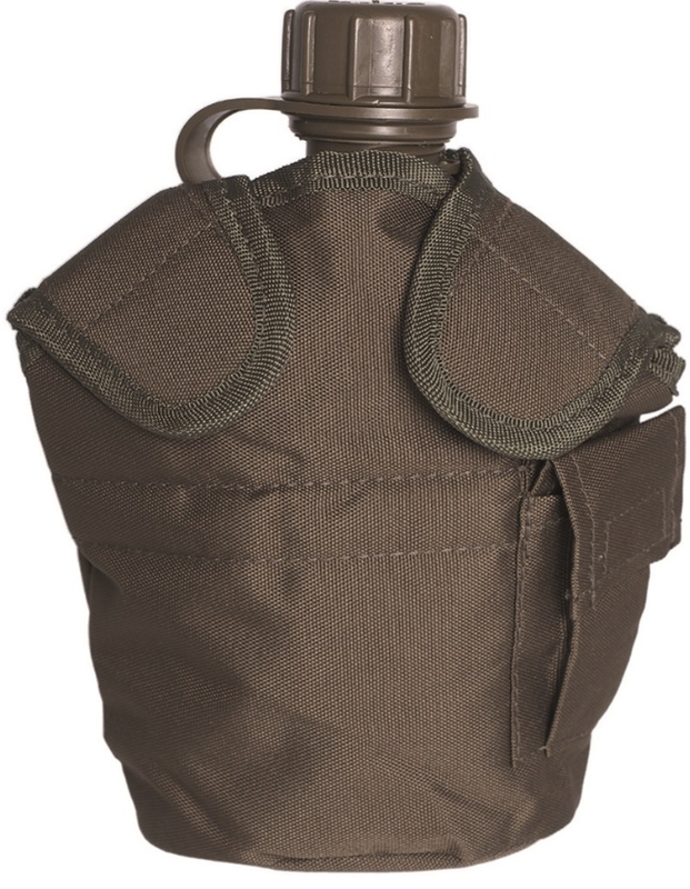 Підсумок для фляги Mil-Tec чохол Canteen Pouch Molle Olive (13493401)