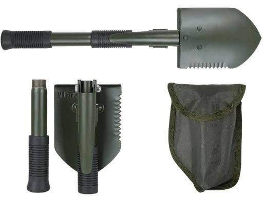 Лопата складна маленька Mil-Tec MINI KLAPPSPATEN M.TASCHE (15525000)