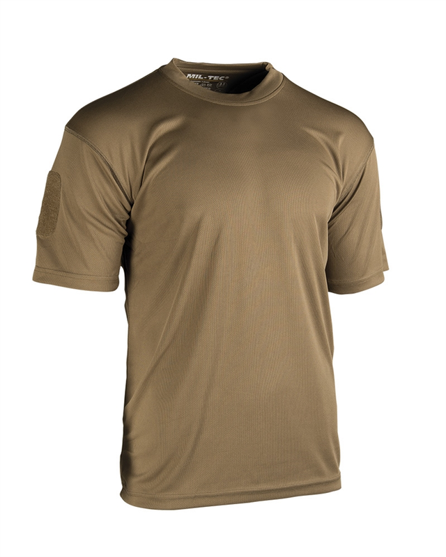 Футболка Mil-Tec швидкосохнуча S Quick Dry T-shirt Coyote (11081019-902-S)