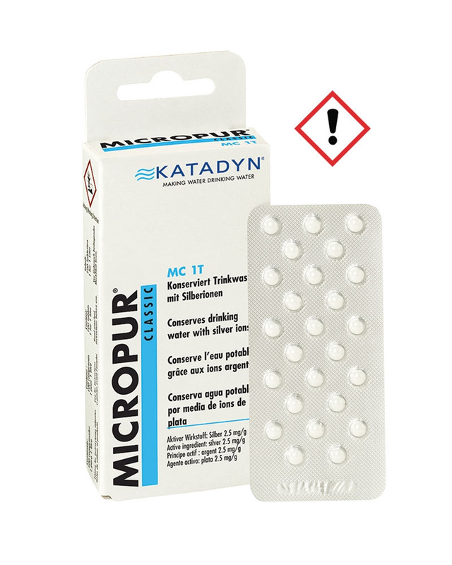 Таблетки для очищення та дезінфекції води KATADYN® Micropur Classic 100шт MC 1T (4X25) (14570200-4-25)