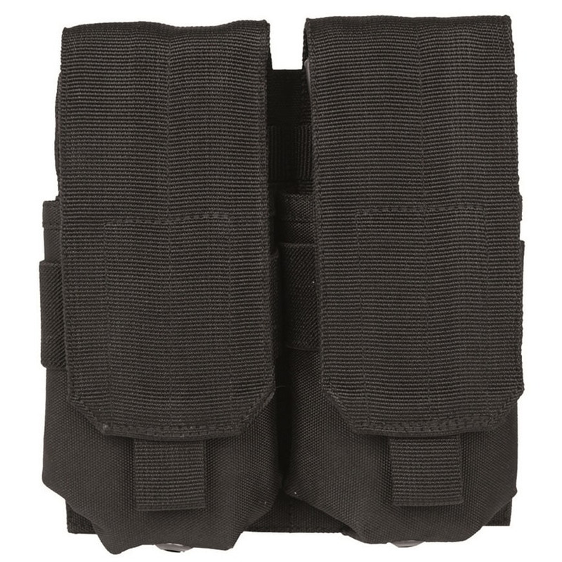 Підсумок тактичний Mil-Tec Для магазинів M4/M16 Подвійний MAG.TASCHE M4/M16 DOUBLE Black (13496602)