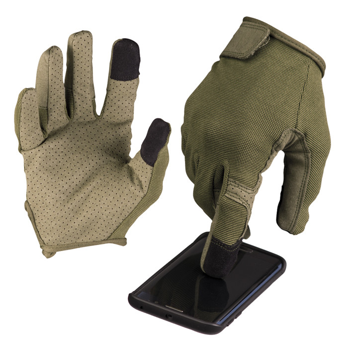Рукавиці тактичні Mil-Tec Сенсорні XL Олива COMBAT TOUCH (12521101-905-XL)