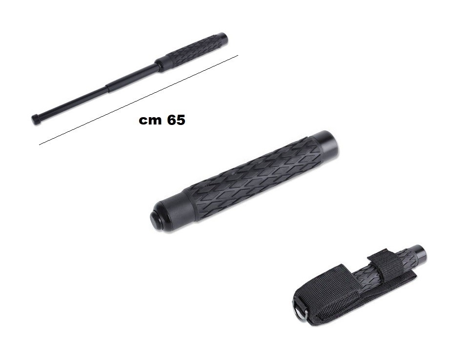 Дубинка телескопічна з чохлом Mil-Tec TELESKOPSCHLAGSTOCK M.ETUI 26/65 (16217000-3)