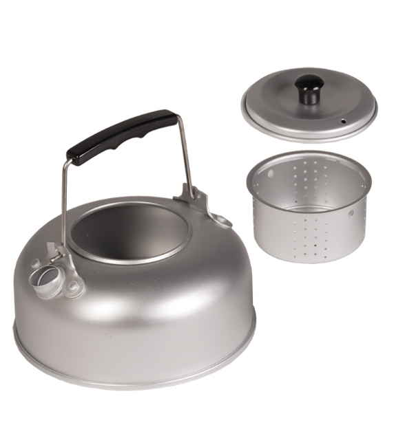 Чайник Mil-Tec алюмінієвий похідний з заварником Tea Kettle 800 мл (14695000-800)