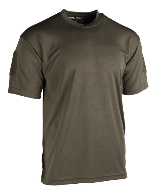Футболка Mil-Tec швидкосохнуча 3XL Quick Dry T-shirt Olive (11081001-907-3XL)