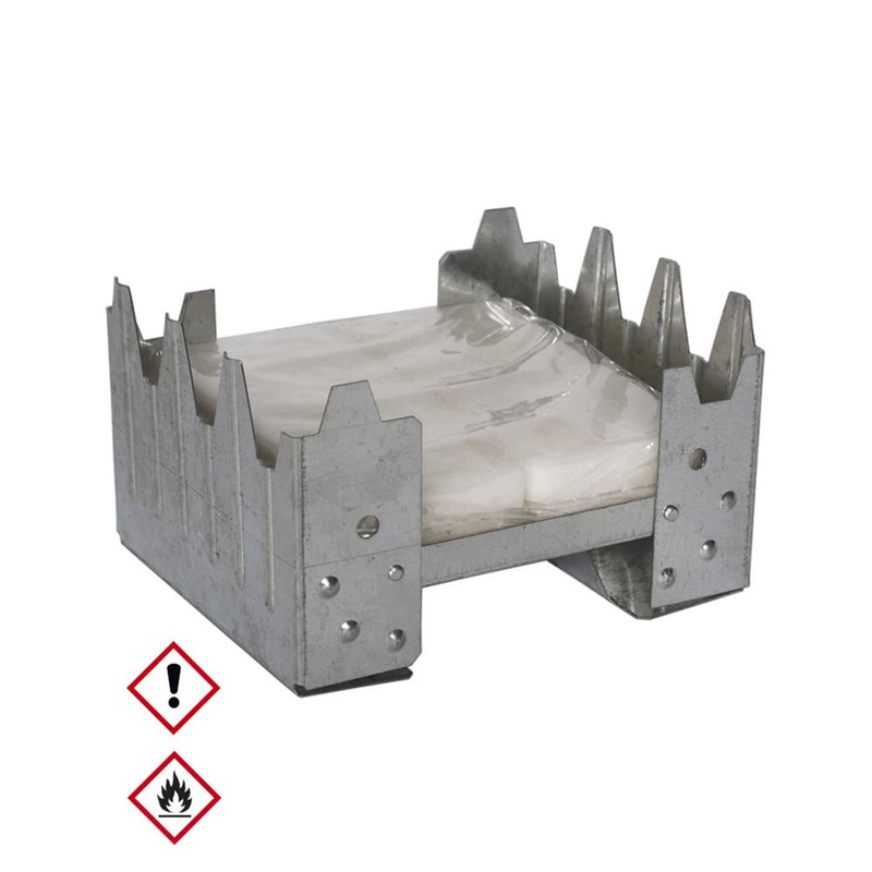 Пальник тактичний Mil-Tec спиртовий з твердим паливом NATO Large Folding Stove W.fuel Tablets (14908100)