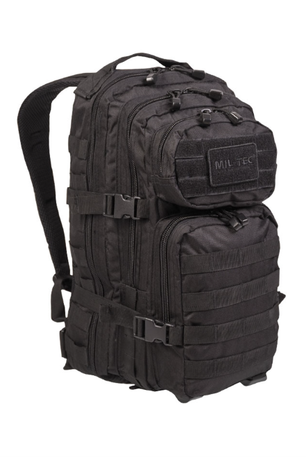 Рюкзак тактичний 20л. Чорний Mil-Tec US ASSAULT PACK SM SCHWARZ (14002002-20)