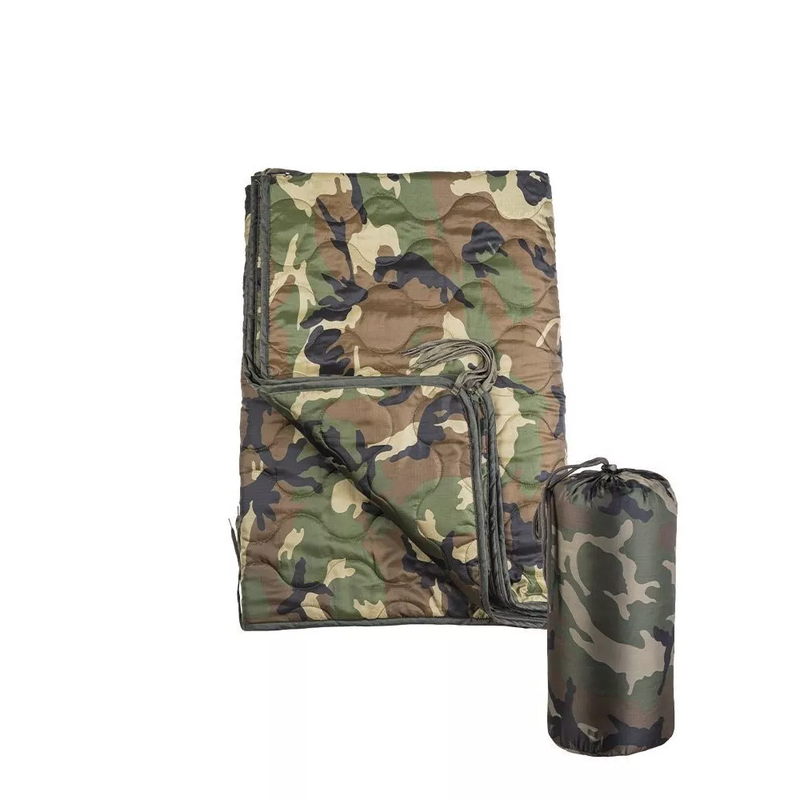 Підкладка під пончо, ковдра, килимок для сну Mil-Tec 210х150см Камуфляж PONCHO LINER (STEPPDECKE) WOODLAND (14425020) — фото 3