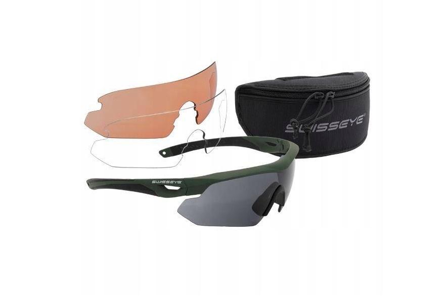 Окуляри тактичні Mil-Tec SWISS EYE Балістичні Із змінними лінзами TACT.BRILLE SWISS EYE NIGHTHAWK OLIV (15624621) 40293