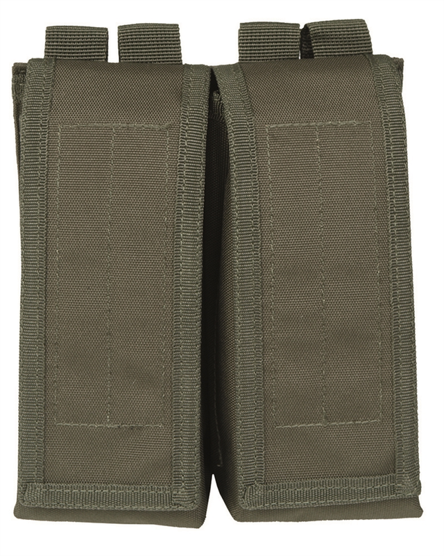 Підсумок тактичний Mil-Tec Для магазину АК47 Подвійний Олива MAG.TASCHE AK47 DOUBLE OLIV (13496801)