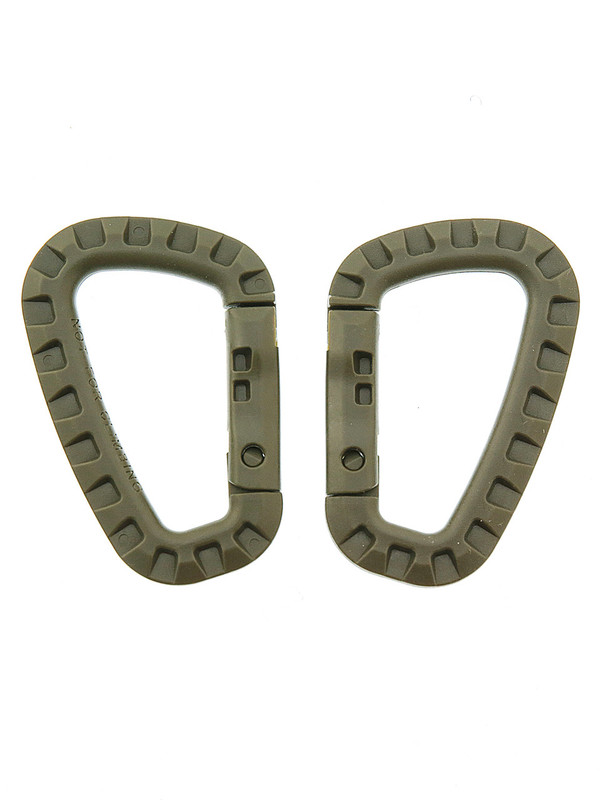 Набір 2 карабіни  Mil-Tec Олива KARABINER ABS (2 ST./BLISTER) OLIV (15921001) — фото 3