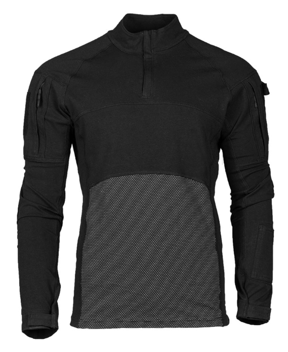 Сорочка тактична польова Mil-Tec Combat Shirt Assault Field 3XL Black (10924002-907-3XL)