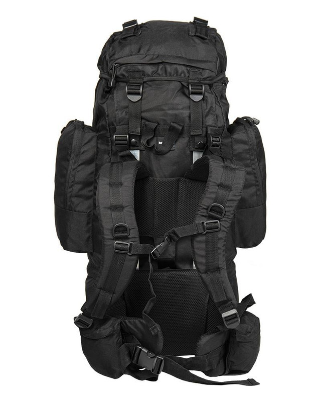 Рюкзак туристичний Mil-Tec з Дощовиком 75 л Чорний RUCKSACK 'RANGER' 75 (14030002-75) — фото 2