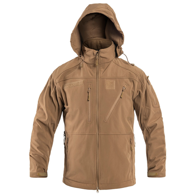 Куртка тактична Mil-Tec демісезон SCU 14 Softshell 2XL Dark Coyote (10864019-906-XXL)
