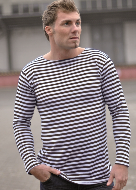 Кофта тактична Mil-Tec One size Чорно-біла RUSS.MARINE PULLOVER КОФТА (10813000)