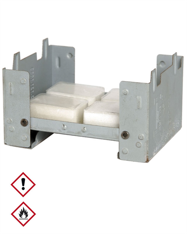 Пальник тактичний Mil-Tec спиртовий з твердим паливом NATO Medium Folding Stove W.fuel Tablets (14908000)
