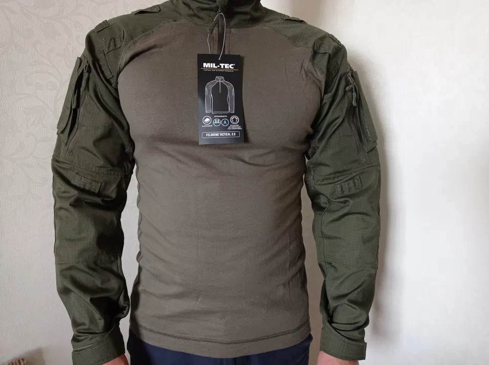 Сорочка тактична Mil-Tec бойовий убакс Tactical Field 2.0 3XL Olive (10921101-907-3XL)