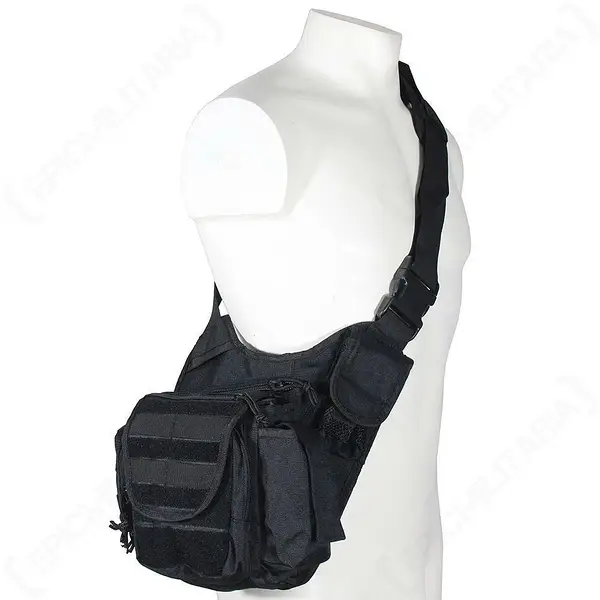 Сумка Mil-Tec® Тактична через плече однолямкова SLING BAG MULTIFUNCTION SCHWARZ (13726502)