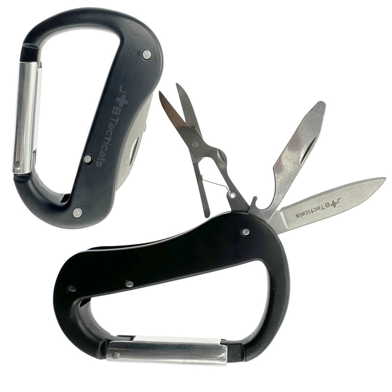Мультитул тактичний JB Tacticals карабін Multitool Black (JB-MLT-0007-BLK)