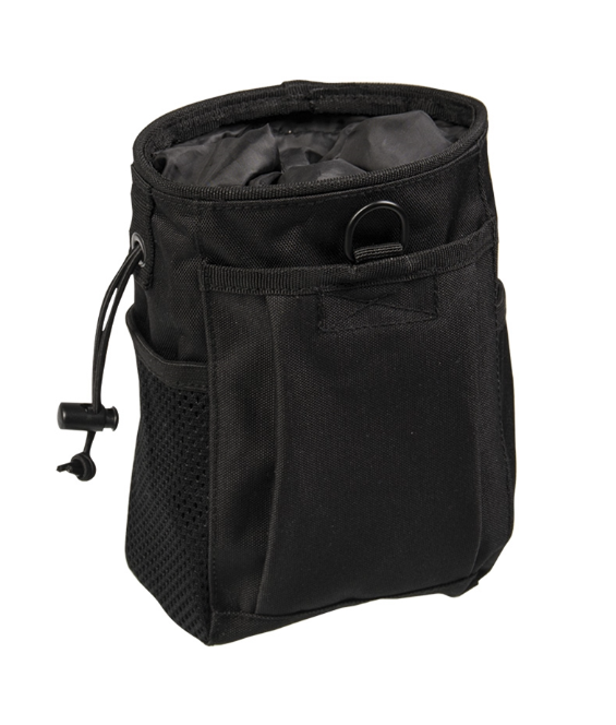 Сумка скидання магазинів Тактична Mil-Tec Складна Чорна EMPTY SHELL POUCH MOLLE SCHWARZ (16156302)